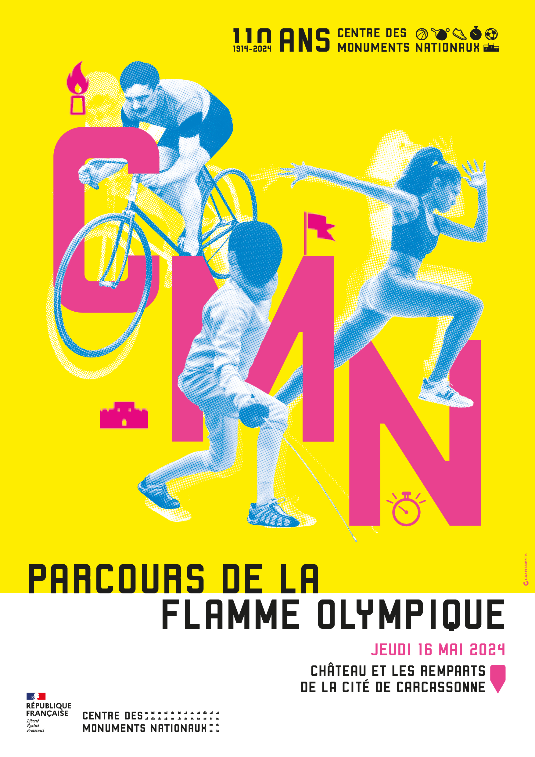 Image de l'événement Relais de la Flamme - Etape #2 à la Cité de Carcassonne-Les guetteurs d'horizon