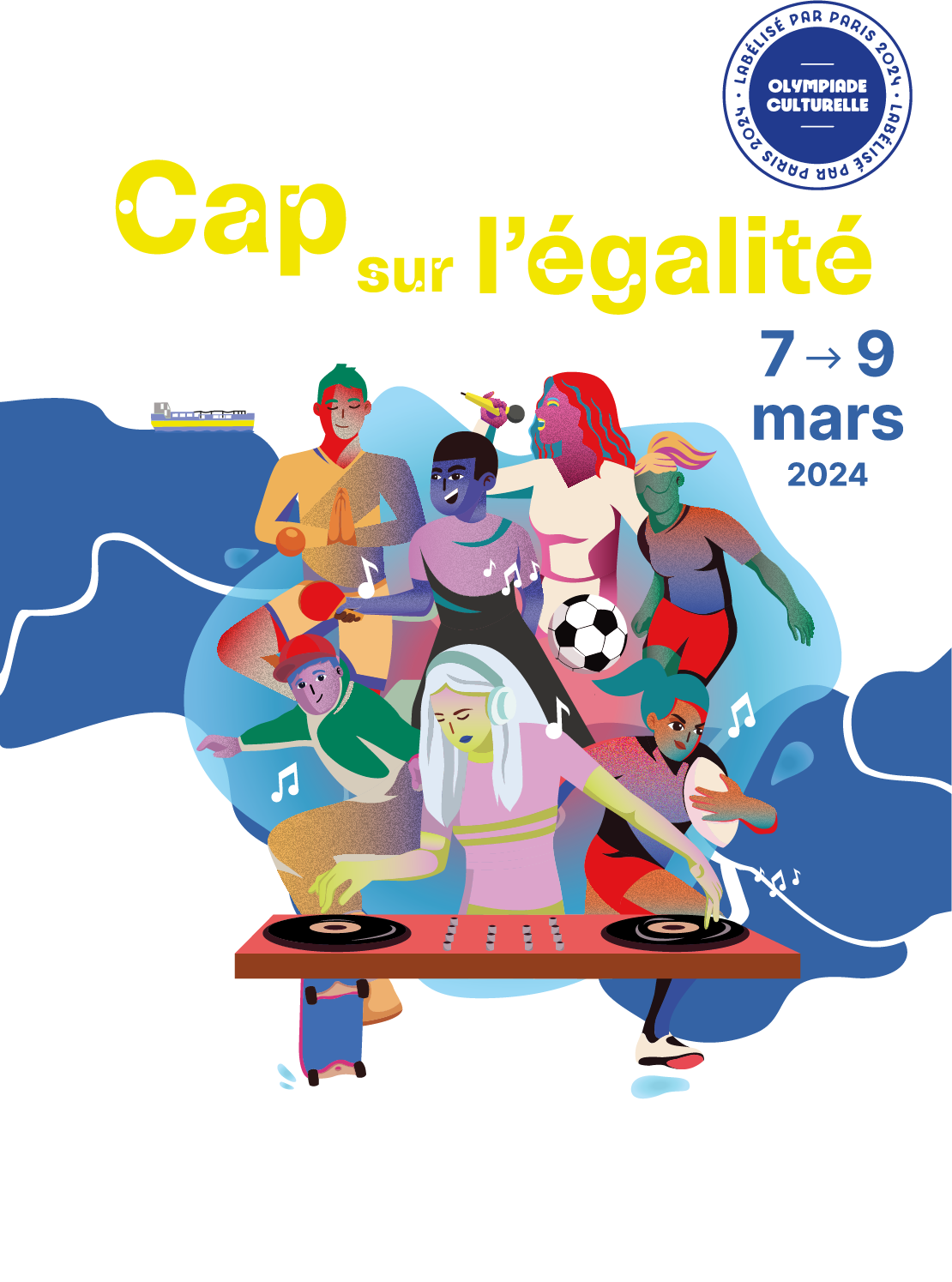 Image de l'événement Cap sur l'Égalité  ! Itinérance Culturelle et Sportive